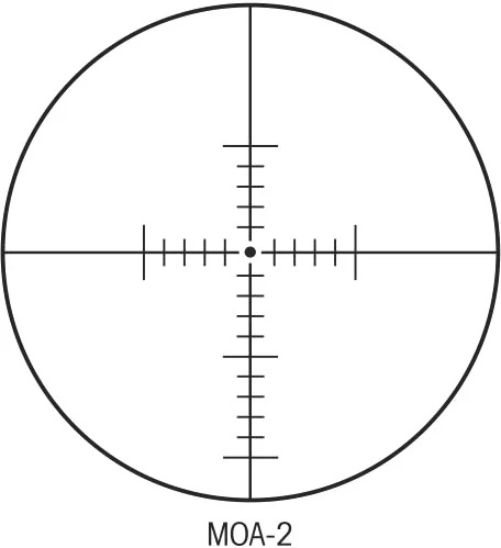 SIGHTRON SCOPE SIII 6-24X50 LR - MOA ZERO STOP 30MM SF MATTE - Image 2