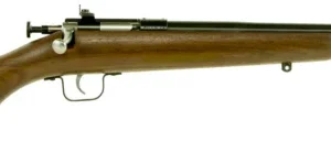Crickett KSA2238 Youth  22 LR 1rd 16.12" Blued Barrel & Receiver, Fixed Front/Adjustable Rear Peep Sights, Walnut Stock w/11.5" LOP, Rebounding Firing Pin Safety