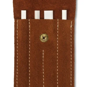 Spyderco 400F File Set  Ceramic Sharpener Fine White/Includes Leather Case