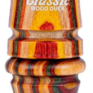 Primos 882 Classic Open Call, Wood Duck Sounds, Attracts Ducks Species, Multi-Color Hardwood