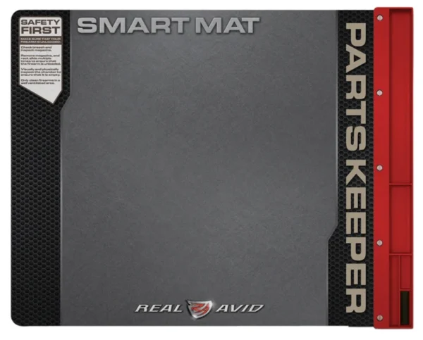 Real Avid AVUHGSM Handgun Smart Mat Black/Red 19" x 16"