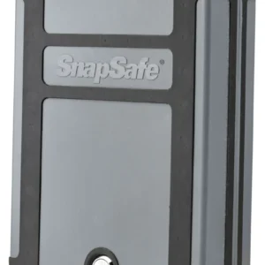 SnapSafe 75212 TrekLite Lock Box XL Key Entry Gray Polycarbonate Holds 1 Handgun