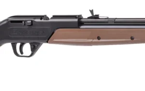 Crosman 760B 760 Pumpmaster Pump Air Rifle 177 18+1 Black Smooth Bore Steel Barrel, Black Receiver, Brown Synthetic Stock, Crossbolt Safety