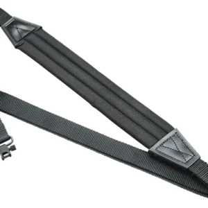 Butler Creek 26764 Ultra Rifle Sling Black Nylon 48" OAL 1" Wide  1" Sewn-In Swivels