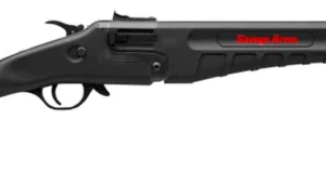 Savage Arms 22434 42 Takedown Compact 22 LR/410 Gauge 1rd 20" Satin Black Over/Under Barrel, Satin Black Carbon Steel Receiver, Matte Black Synthetic Fixed Stock, Ambidextrous