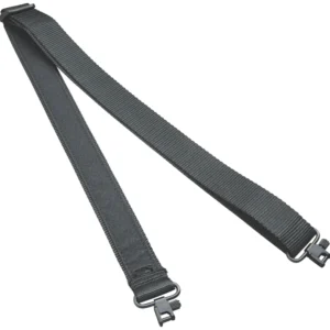 Butler Creek 26923 Mountain Rifle/Shotgun Sling Black Nylon Webbing 48" OAL 1.25" Wide Adjustable Design & QD Swivels