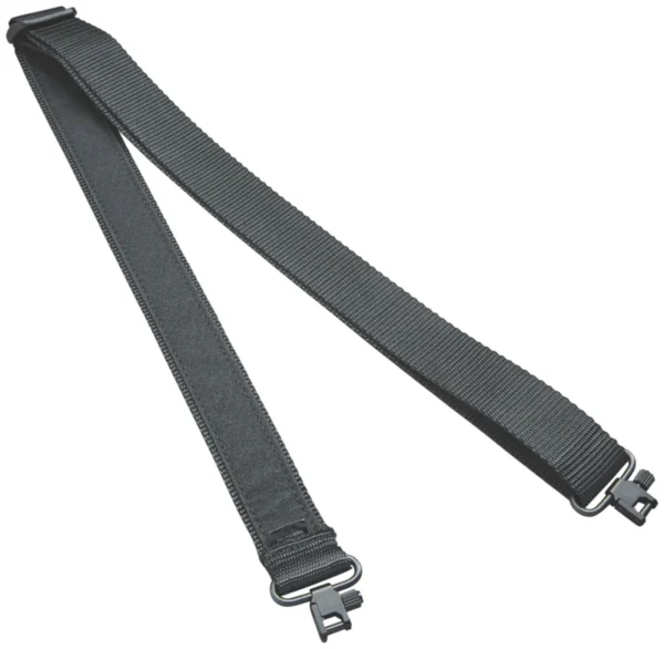 Butler Creek 26923 Mountain Rifle/Shotgun Sling Black Nylon Webbing 48" OAL 1.25" Wide Adjustable Design & QD Swivels