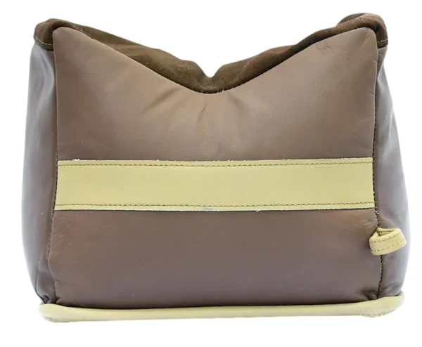 BenchMaster BMALBBKE Bench Bag  Large Empty Brown Leather Front Bag 24 oz