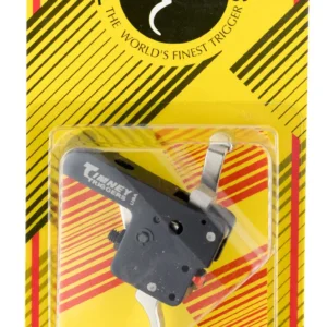 Timney Triggers 60916 Featherweight Deluxe  Curved Trigger with 3 lbs Draw Weight & Black/Nickel Finish for Howa 1500