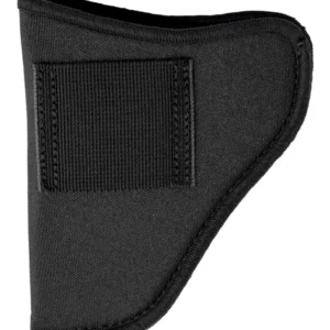 Uncle Mike's 21112 GunMate Hip Holster IWB Size 12 Black Tri-Laminate Belt Clip/Belt Loop Compatible w/Glock Fits 4-5" Barrel Belt 2" Wide Ambidextrous