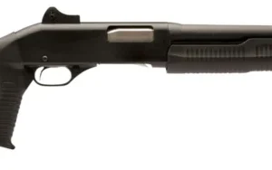 Stevens 19495 320 Security 12 Gauge 3" 5+1 18.50" Matte Blued Carbon Steel Barrel/Rec., Matte Black Fixed Pistol Grip Stock, Ghost Ring Sight Includes Fixed Cylinder Bore Choke