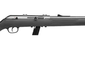 Savage Arms 31000 64 FSS 22 LR Caliber with 10+1 Capacity, 21" Barrel, Matte Stainless Metal Finish, Matte Black Synthetic Stock & No AccuTrigger Right Hand (Full Size)