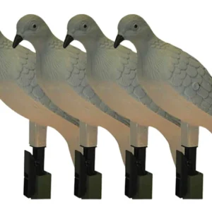 Mojo Outdoors HW9004 Clip On Dove Species Natural Plastic 4 Per Pack