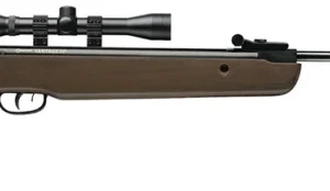 Crosman 30021 Vantage NP Air Rifle Nitrogen Piston 177 1rd Shot Black Black Receiver Hardwood Scope 4x32mm