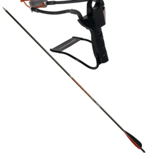Marksman 3075 Marksman 3075 Pocket Hunter Slingshot Black Steel Frame Black Molded Handle