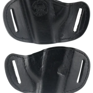 Bulldog MLBS Molded OWB Black Leather Belt Slide Fits Bersa Thunder 380 Fits Ruger LCP Fits Sig 230 Right Hand