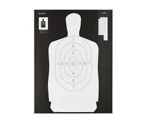ACTION TGT B34 BLK/WHT SILHO 100PK
