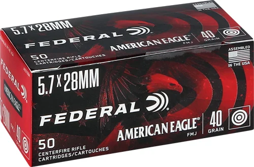FEDERAL AE 5.7X28 40GR SPEER - FMJ 50RD 10BX/CS - Image 2