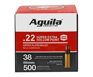 AGUILA 22LR HV HP 38 GR 500 PACK