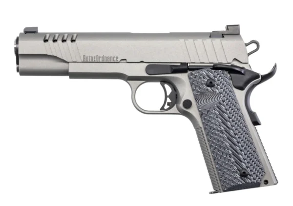 AO 1911 45ACP 5 SAVAGE SS GRAY G10 GRIPS 7RD