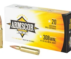 ARMSCOR 308WIN 147GR FMJ 20/200