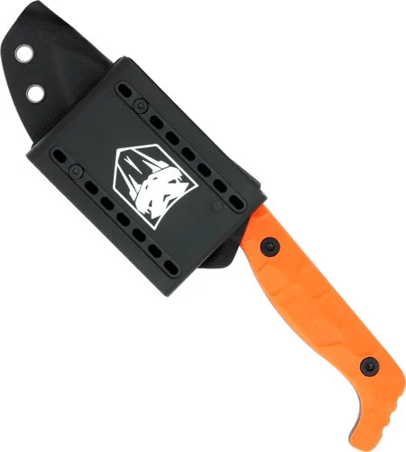 COBRATEC KINGPIN 4" FIXED BLD - ORANGE D2 STEEL W/KYDEX SHEATH - Image 2