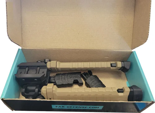 F.A.B. DEFENSE SPIKE TACTICAL - BI-POD PIC MOUNT FDE - Image 2