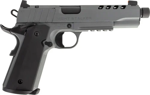 TISAS 1911 NIGHT STALKER 45ACP - 5" THREADED BBL 8RD BLACK/GREY - Image 2