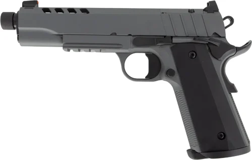 TISAS 1911 NIGHT STALKER 45ACP - 5" THREADED BBL 8RD BLACK/GREY - Image 3