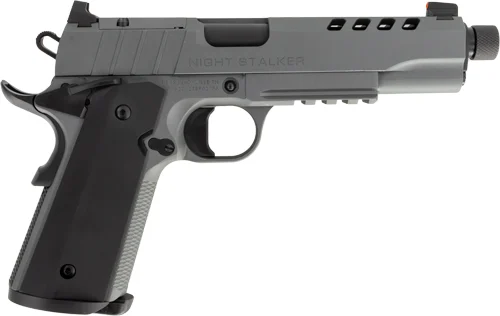 TISAS 1911 NIGHT STALKER 10MM - 5" THREADED BBL 8RD BLACK/GREY - Image 2