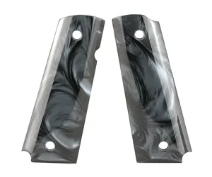 HOGUE GRIP 1911 GOVT PEARL AMBI BLK