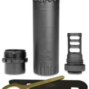 YHM TURBO K-RB 5.56MM SUPPRESSOR W/MUZZLE BRAK
