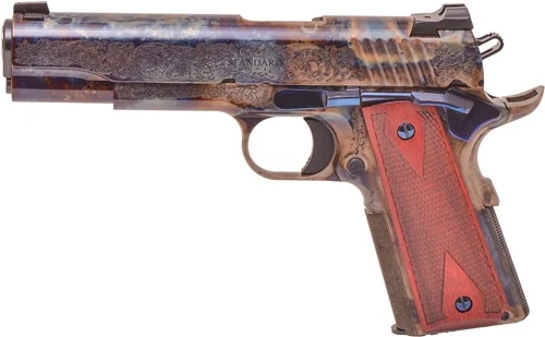 STAND MANU 1911 45 ACP CASE - COLORED #1 ENGRAVING - Image 2