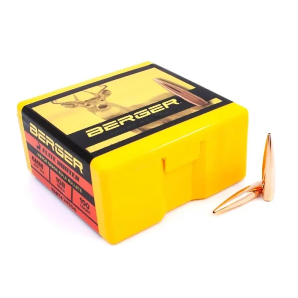 6MM 108 GR ELITE HUNTER BULLET 100 BOX