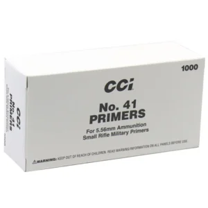 CCI Standard Primers #41 (Small) 5.56mm Military / NATO Sensitivity 1000/ct