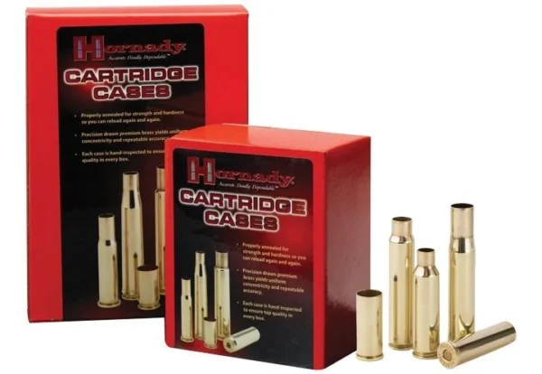 Hornady Unprimed Brass Rifle Cartridge Cases .300 H&H Mag 50/ct