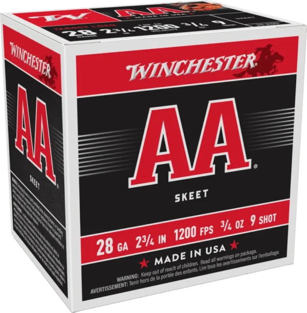28GA 2-3/4" 3/4OZ #9SHOT 25RD BOX