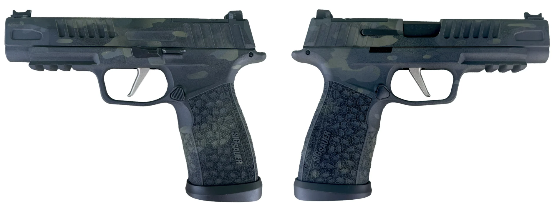 SIG SAUER P365 FUSE 9MM 4.3" MULTI CAM BLACK O.R. 1-17RD, 2-21RD