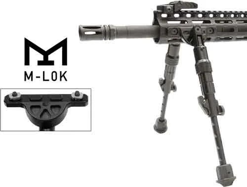 UTG BIPOD RECON FLEX M-LOK - MATTE BLK CENTER H 8.0"-11.8" - Image 4