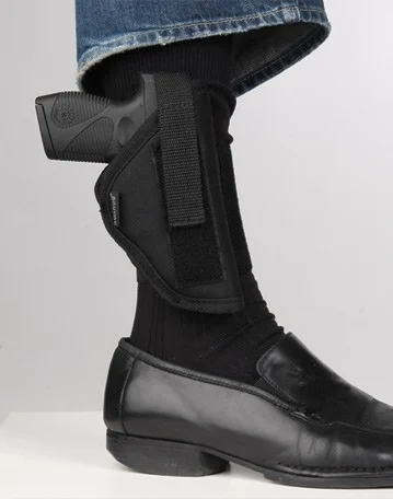 BULLDOG ANKLE HOLSTER RH BLACK - SUB COMPACT AUTOS W/2"-3" BBL - Image 2